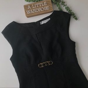 NWT! Trina Turk Black Sleeveless Sheath Dress